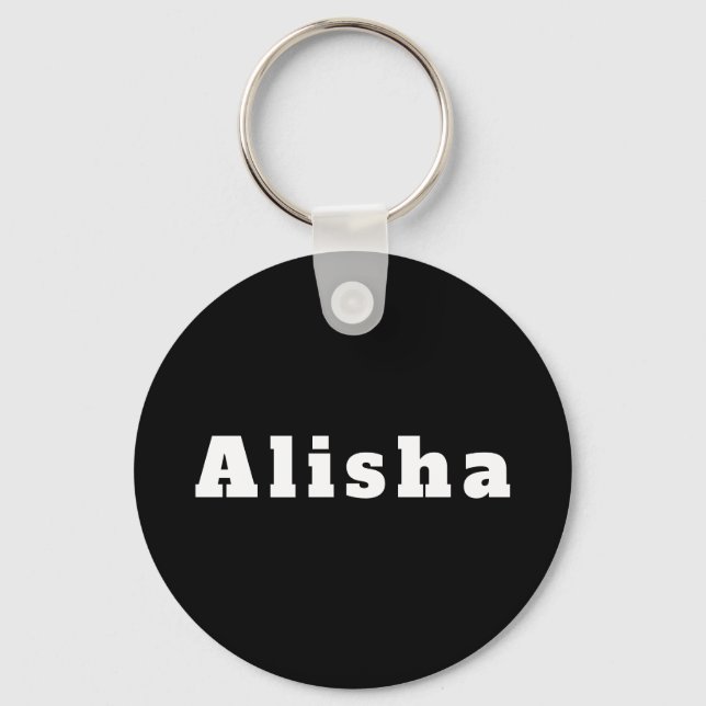 Llavero Alisha (Anverso)