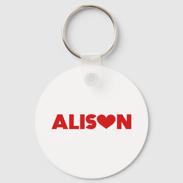Llavero Alison Love (Anverso)