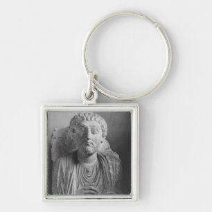 Llavero Alivio funerario de una figura masculina, del