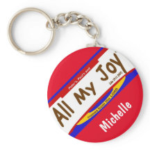 All My Joy Christian Keychain (2,25")