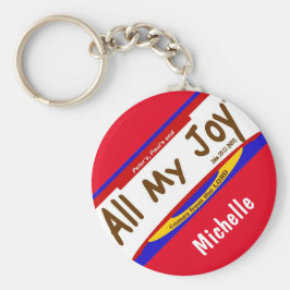 Llavero All My Joy Christian Keychain (2,25")
