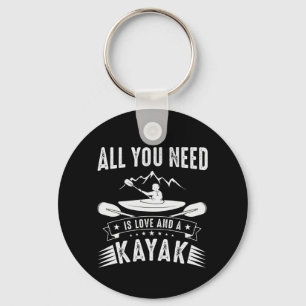 Llavero All You Need Is Love And A Kayak