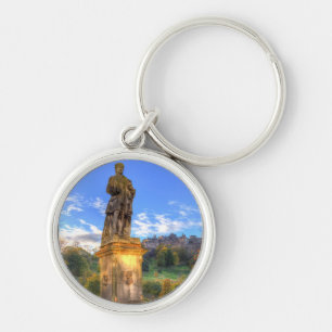 Llavero Allan Ramsey Y Edinburgh Castle Scotland