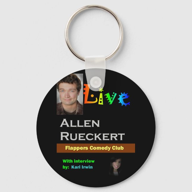 Llavero Allen Rueckert LIVE (Anverso)