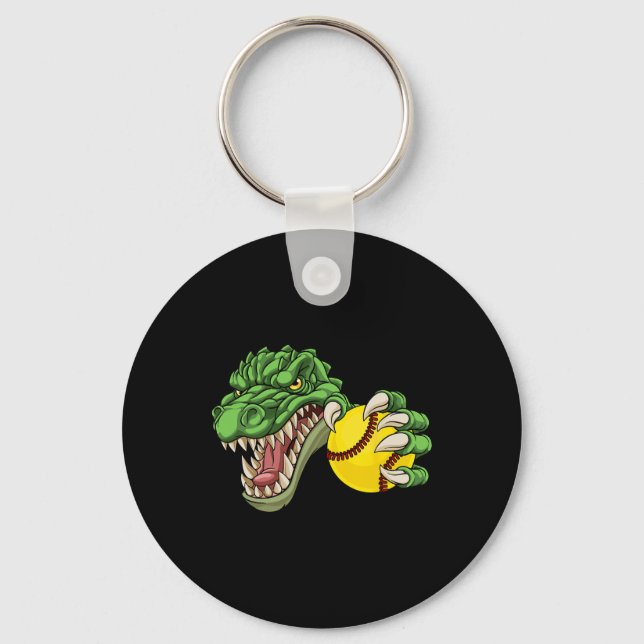 Llavero Alligator Crocodile Dinosaur Softll Character  (Anverso)