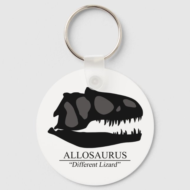 Llavero Allosaurus Skull (Anverso)