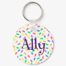 Ally en morado | rociadores de arcoiris pastel