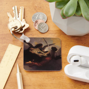 Llavero Alma traída al cielo por Bouguereau