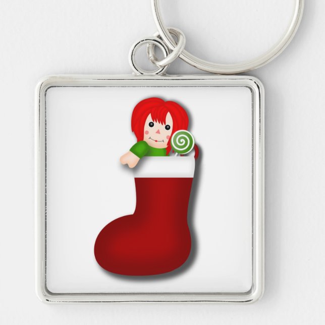 LLAVERO ALMACENAMIENTO DE NAVIDADES RAGDOLL (Frente)
