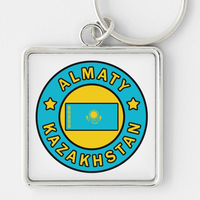 Llavero Almaty Kazajistán (Frente)