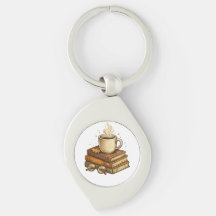 Almohada Cozy Coffee y Libros Estética Vintage