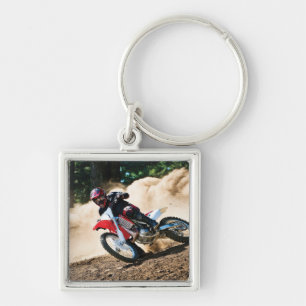 Llavero almohada de lanzamiento de motocross