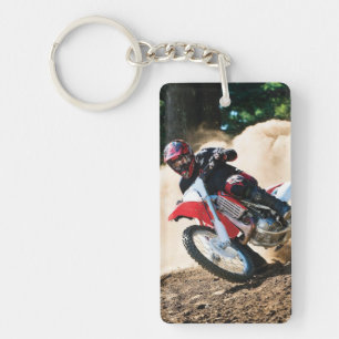 Llavero almohada de lanzamiento de motocross