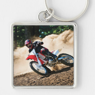Llavero almohada de lanzamiento de motocross