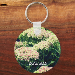Llavero Almost Sedum Flower Personalized