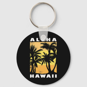 Llavero Aloha Beaches Hawaii Palm Beach Vacaciones Vintage