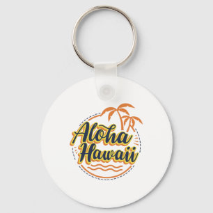 Llavero Aloha Beaches Hawaii Palms Vintage Surfer Shirt