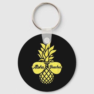 Llavero Aloha Beaches Yellow Pineapple Gift Hawaii Sungles