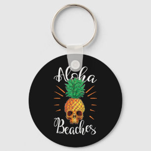 Llavero Aloha Bebe Hawaii Piña Calavera Vacuna Shir