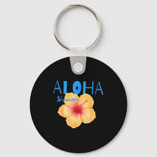 Llavero Aloha Hawái flor tropical playa vacaciones de vera