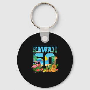 Llavero Aloha Hawaii cumpleaños 50 Hawaii Tropical Hawaian