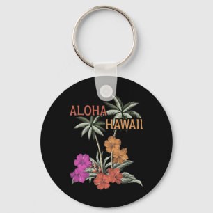 Llavero Aloha Hawaii Luau Hawaiian Hibiscus Flowers Vacati
