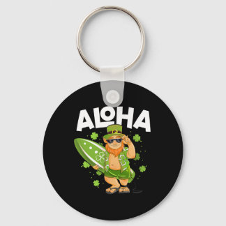 Llavero Aloha Hawaii Surfing Duende Día de San Patricio Ha