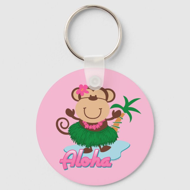 Llavero Aloha Monkey Keychain (Anverso)