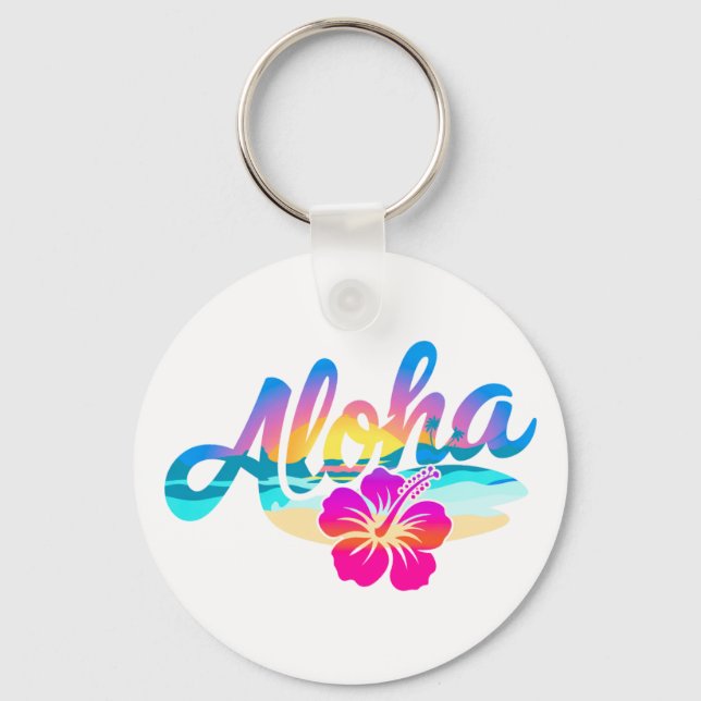 Llavero Aloha Summer (Anverso)