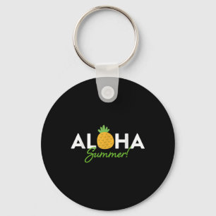 Llavero Aloha Summer _ Pineapple Lover Cute Funny Hola Vac