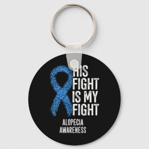 Llavero Alopecia Areata Su Lucha Es Mi Lucha Alopecia Awa
