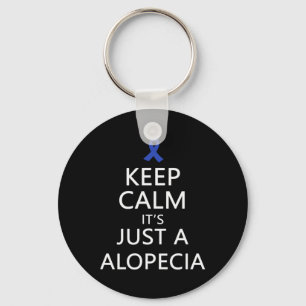 Llavero Alopecia Mantén la Calma Es Solo Una Alopecia Cint