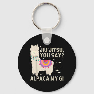 Llavero Alpaca Divertido de Jiujitsu Artes Marciales Jiu B
