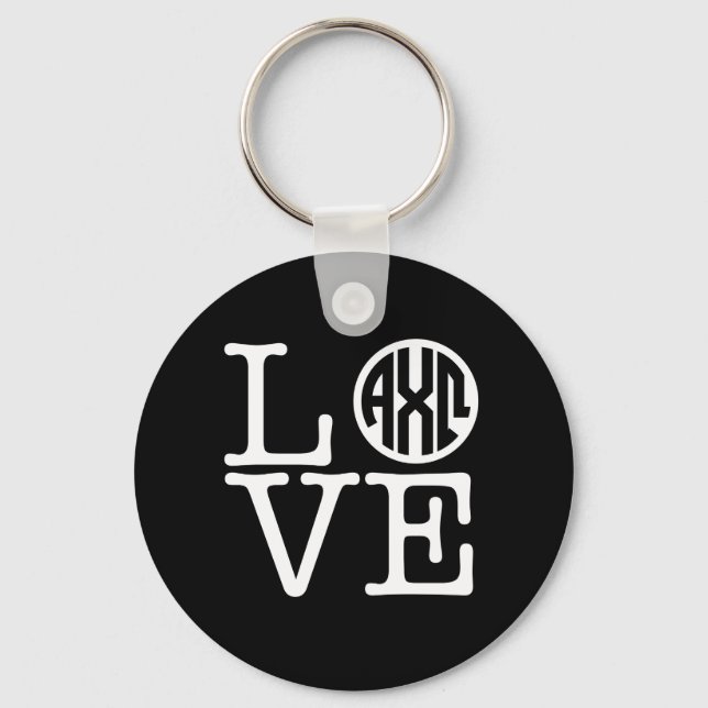 Llavero Alpha Chi Omega | Amor (Anverso)