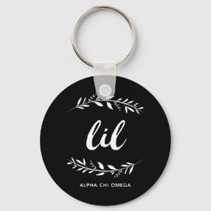 Llavero Alpha Chi Omega Corona pequeña