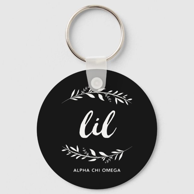 Llavero Alpha Chi Omega | Lil Wreath (Anverso)