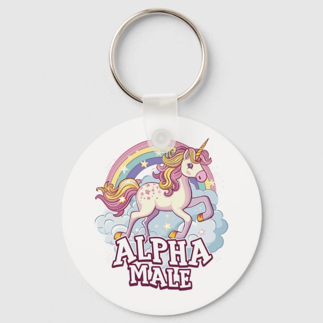 Llavero Alpha Male Unicorn (Anverso)
