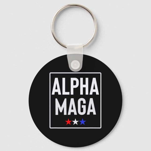 Llavero Alpha Mega Trump 2024 Election Design  (Anverso)