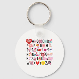 Llavero Alphabet Abc I Love You T Shirt Día de San Valentí