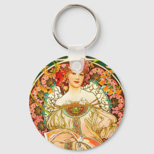 Llavero Alphonse Mucha Art Nouveau Daydream