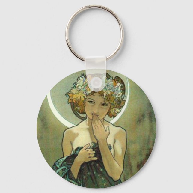 Llavero Alphonse Mucha Clair De Lune (Anverso)