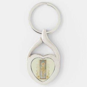 Llavero Alphonse Mucha de Art Nouveau - El brillo del día