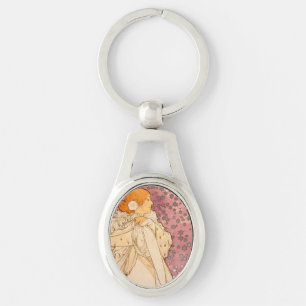 Llavero Alphonse Mucha La Dame Aux Camelias: Art Nouveau 