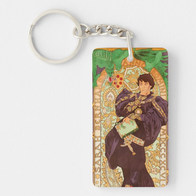 Llavero Alphonse Mucha Prince y Dragon (Frente)