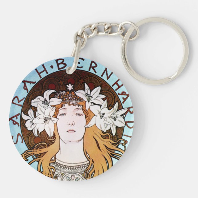 Llavero Alphonse Mucha - Sarah Bernhardt (Atrás)