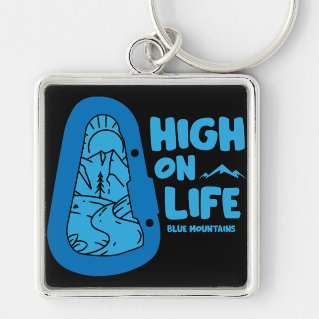 Llavero Alpinismo de las montañas azules Australia (Frente)