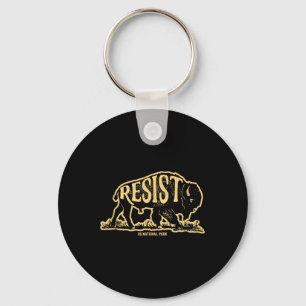 Llavero Alt Us National Park Resist Service Bison Buffalo