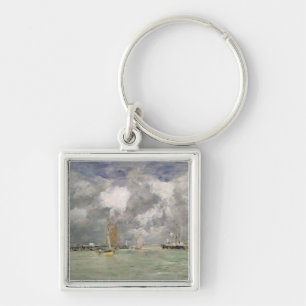 Llavero Alta marea en Trouville, c.1892-96 (aceite en el