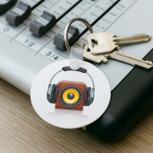 Llavero Altavoz Y Auriculares