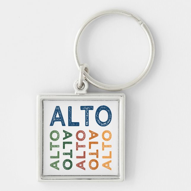 Llavero Alto colorido (Frente)
